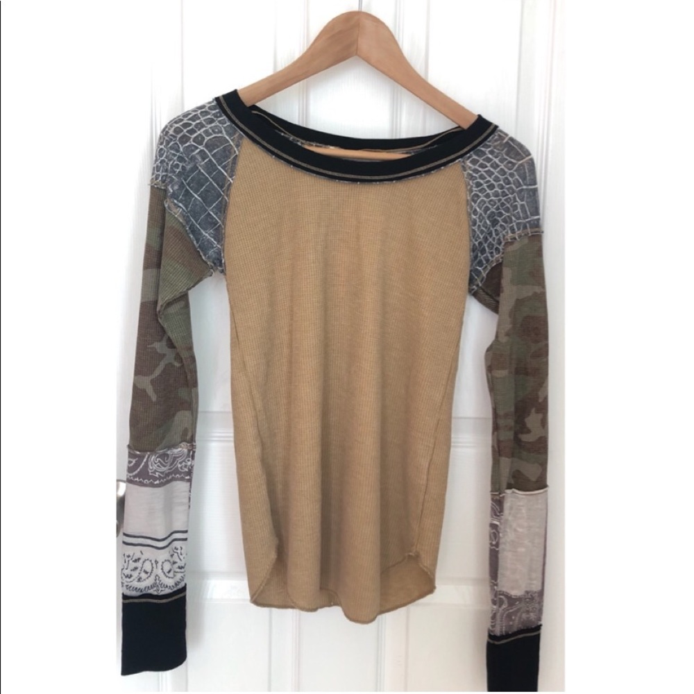 Brand New Free People Long Sleeve Top